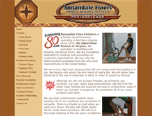 Tablet Screenshot of annandalefloors.com